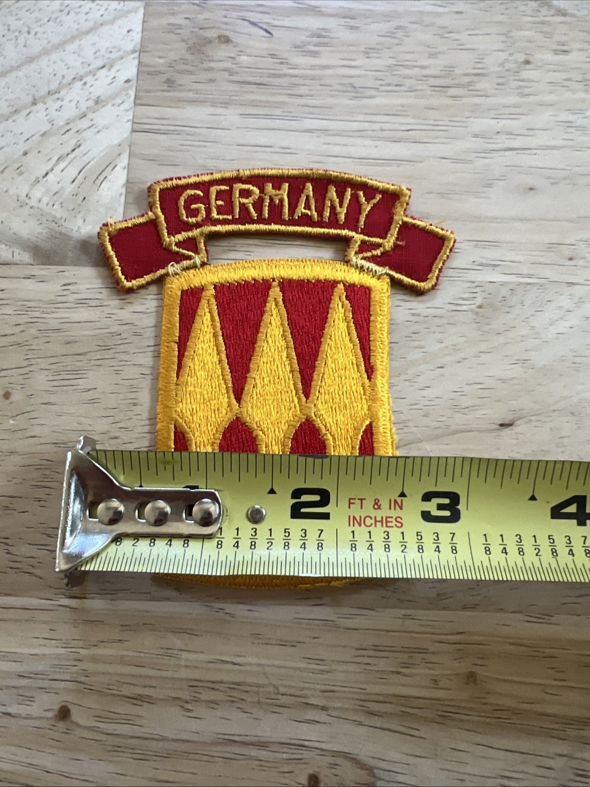 Vintage US Army 3rd Support Brigade Patch & Germany Tab Set