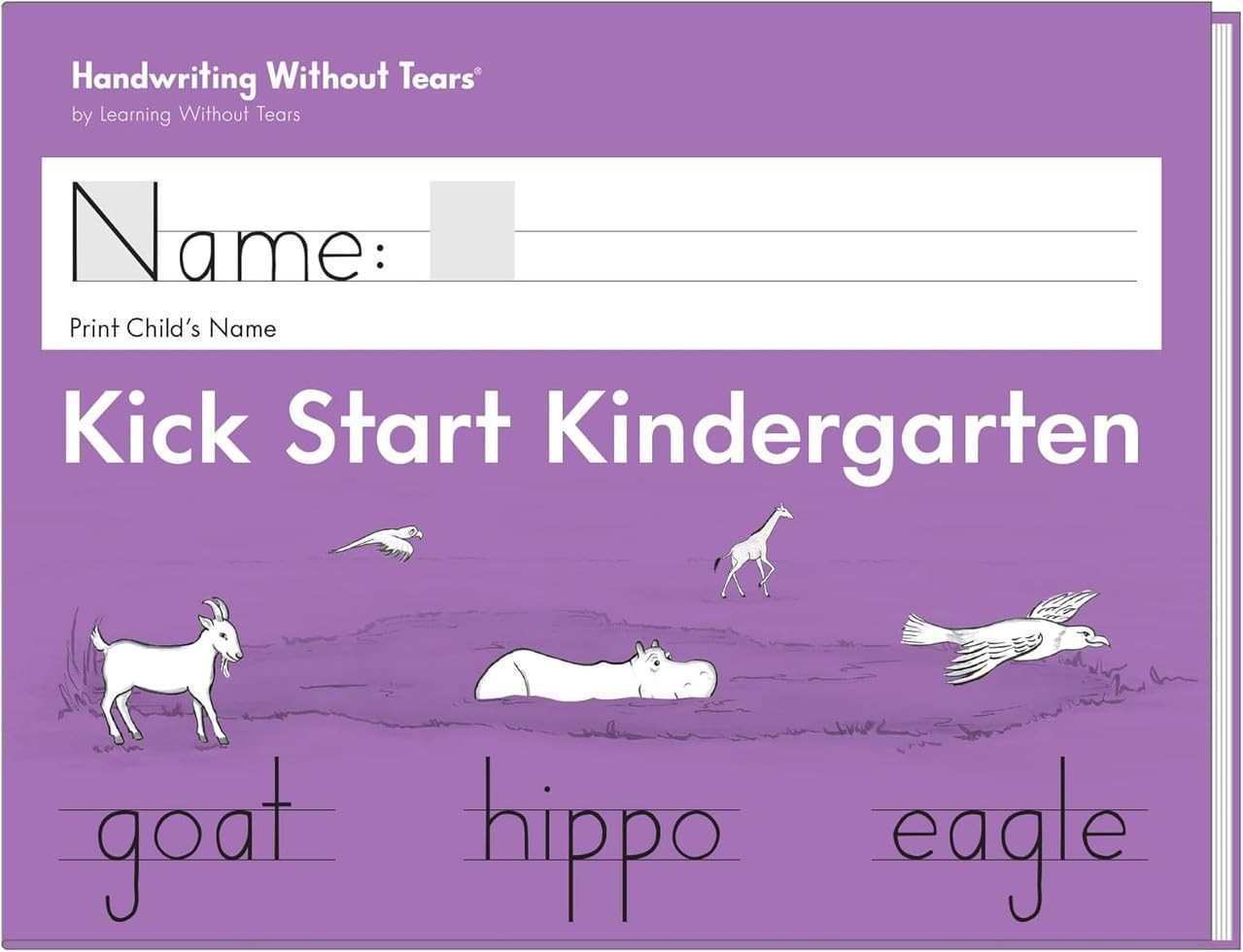 , Kick Start Kindergarten, Age 4+, Pre-K and TK, Student Workbook, Handwritin...