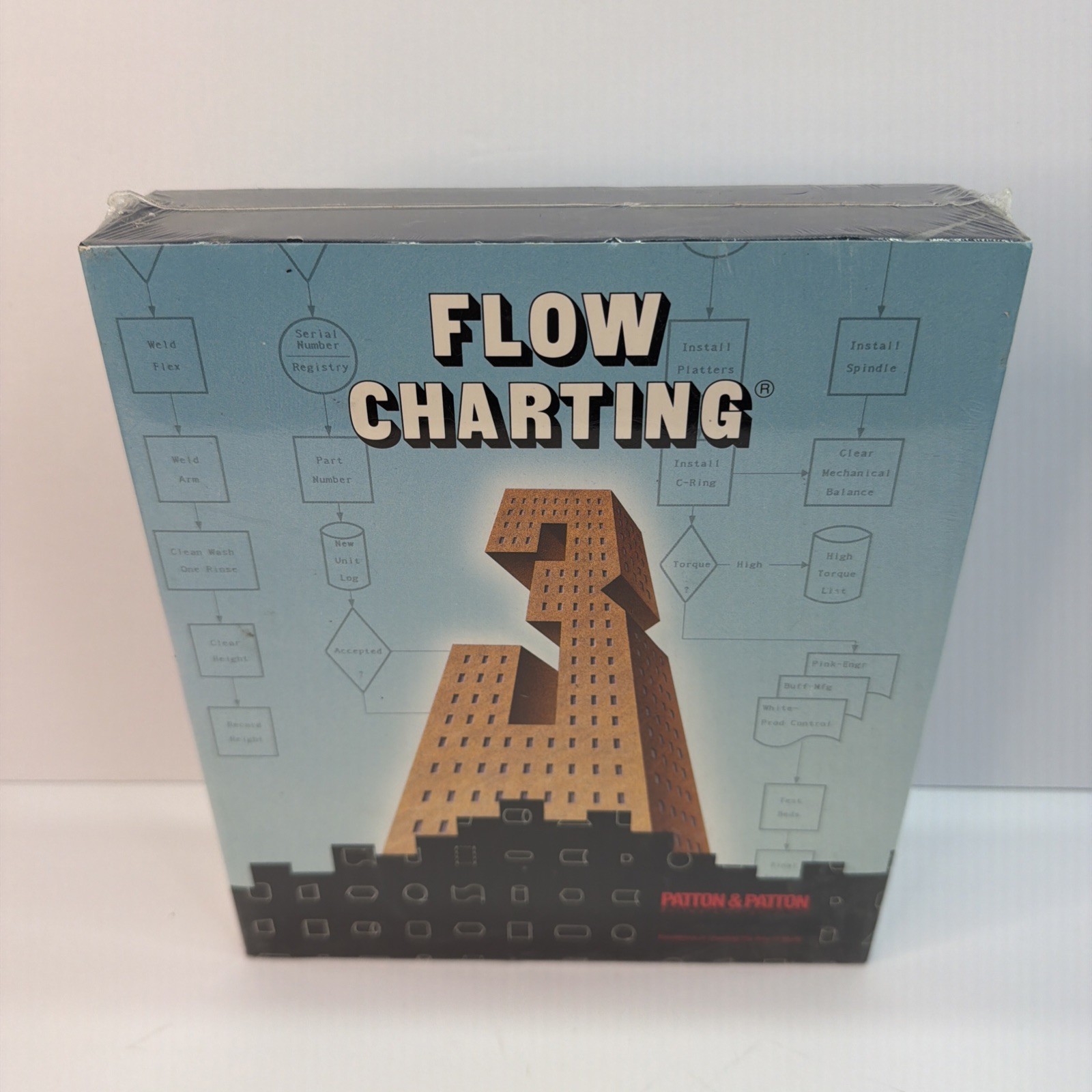 Flow Charting 3 (IBM PC DOS, 3.5" Floppy Disk | Patton & Patton SEALED