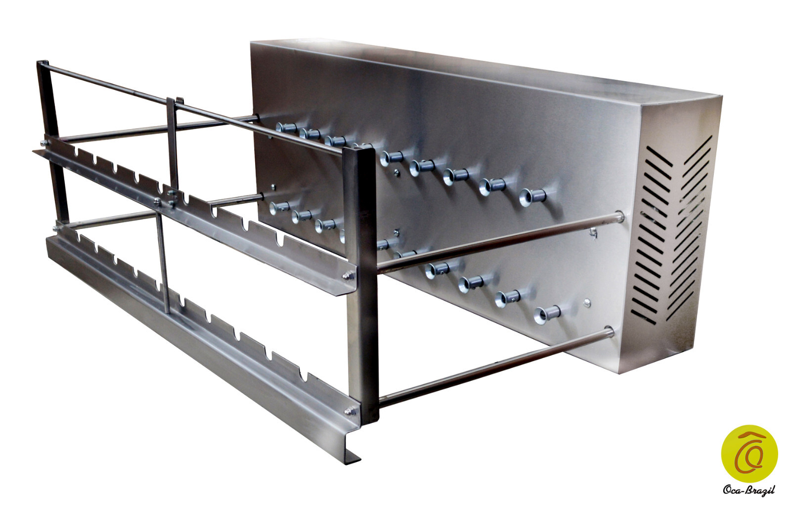 Brazilian Rotisserie System for BBQ - 19 Skewers - Professional Grade