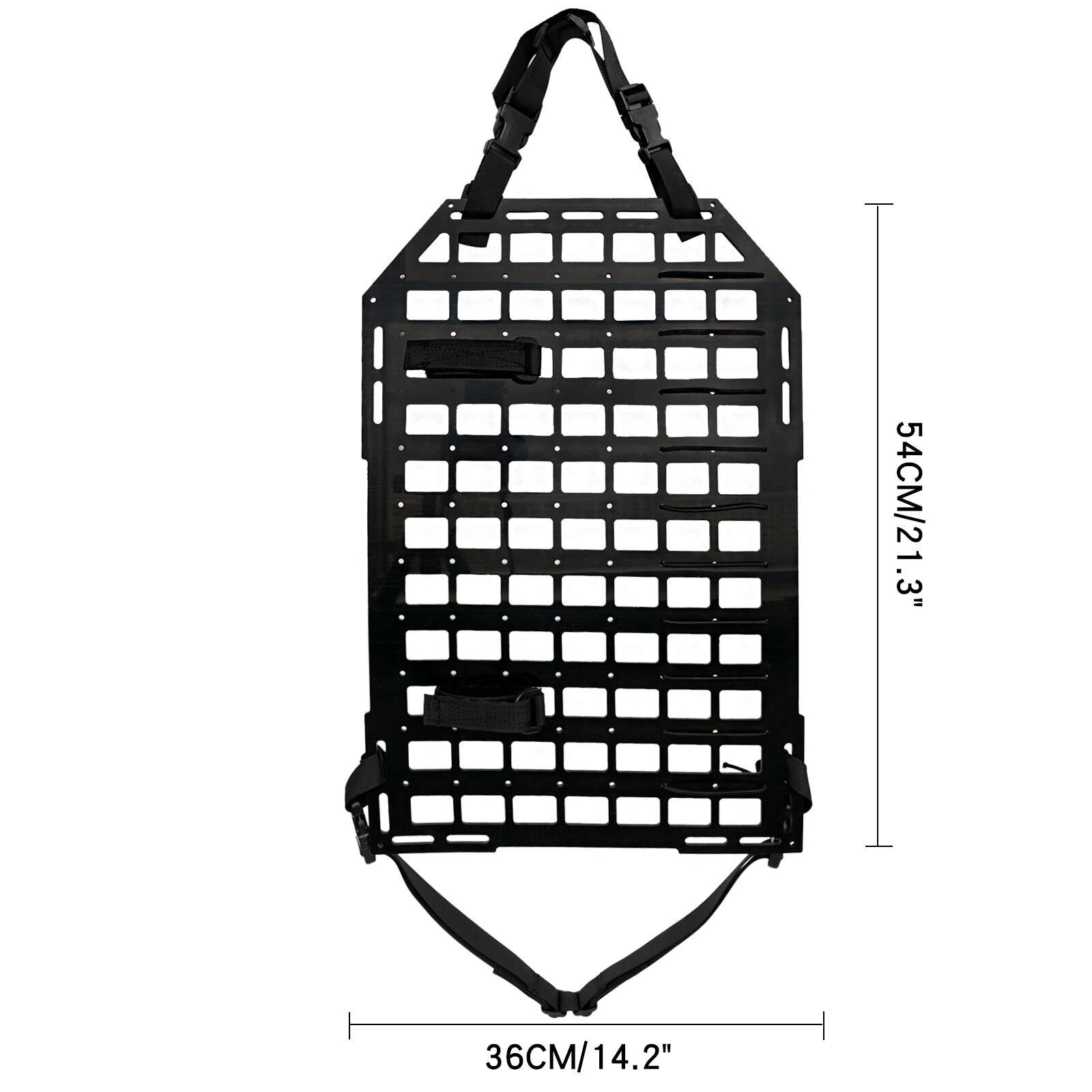 2pc Tactical Rigid MOLLE Panel Car Vehicle Seat Back hunting Storage Organizer