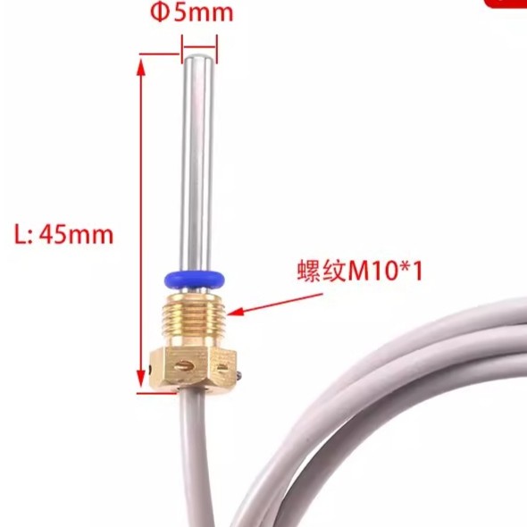PT1000 Temperature Sensor NTC Thermistor Temperature Probe M10*1