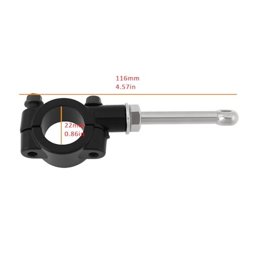 Motorcycle Kickstand Extension Assistant Tool for 20-23mm Side Stand Black