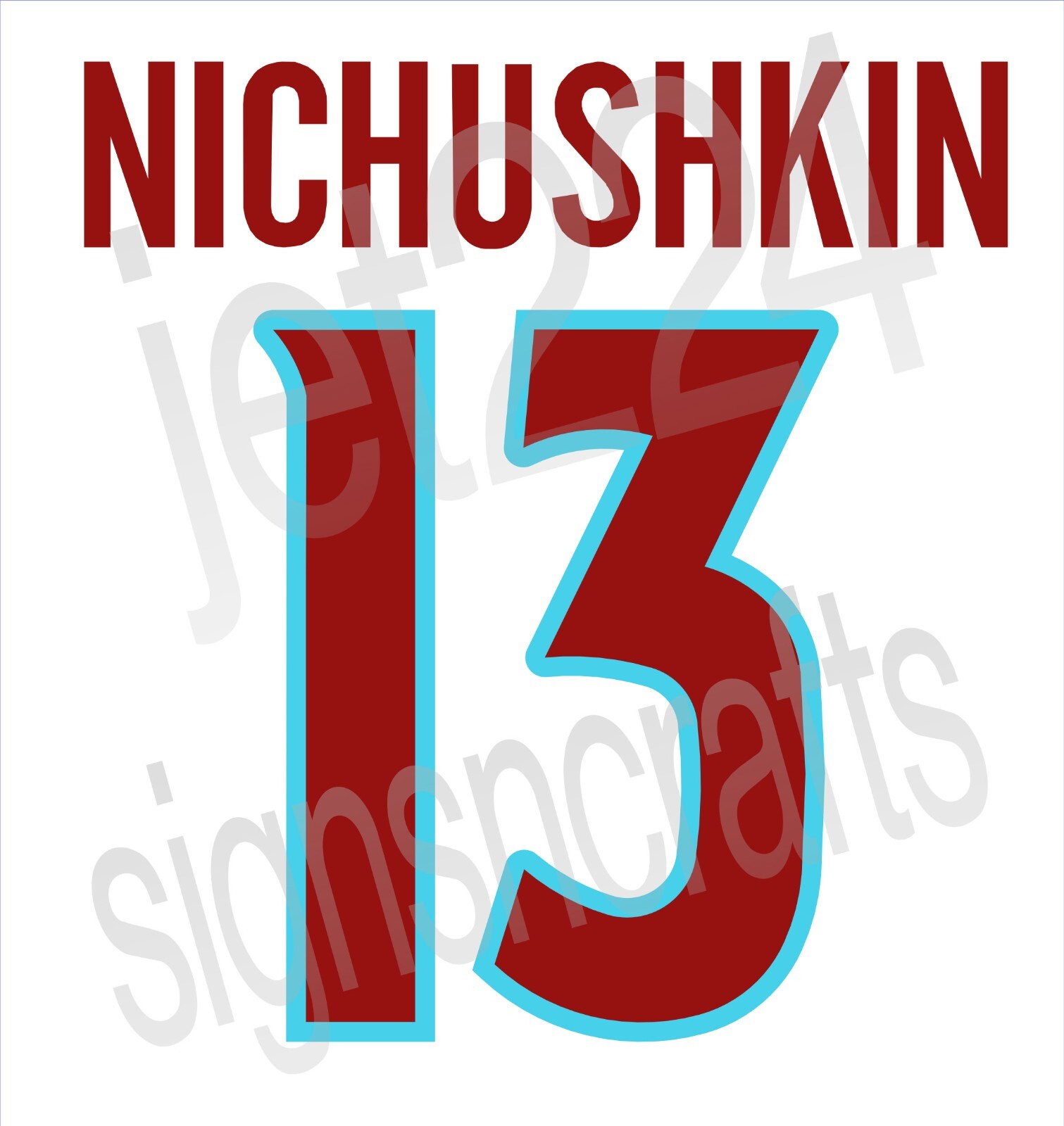 Colorado Avalanche DECAL STICKER MacKinnon Mittelstadt Makar Lehkonen Rantanen +