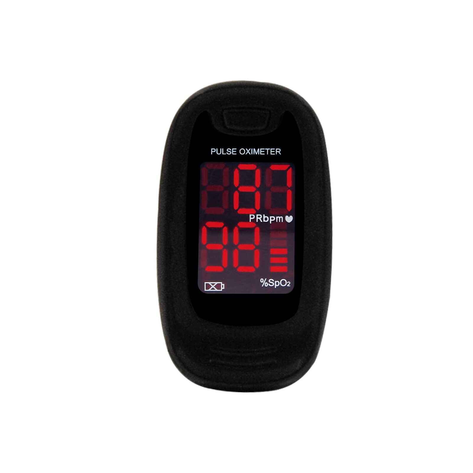 Finger Pulse Oximeter Heart Rate Blood Oxygen Saturation Monitor SpO2 PR Measure