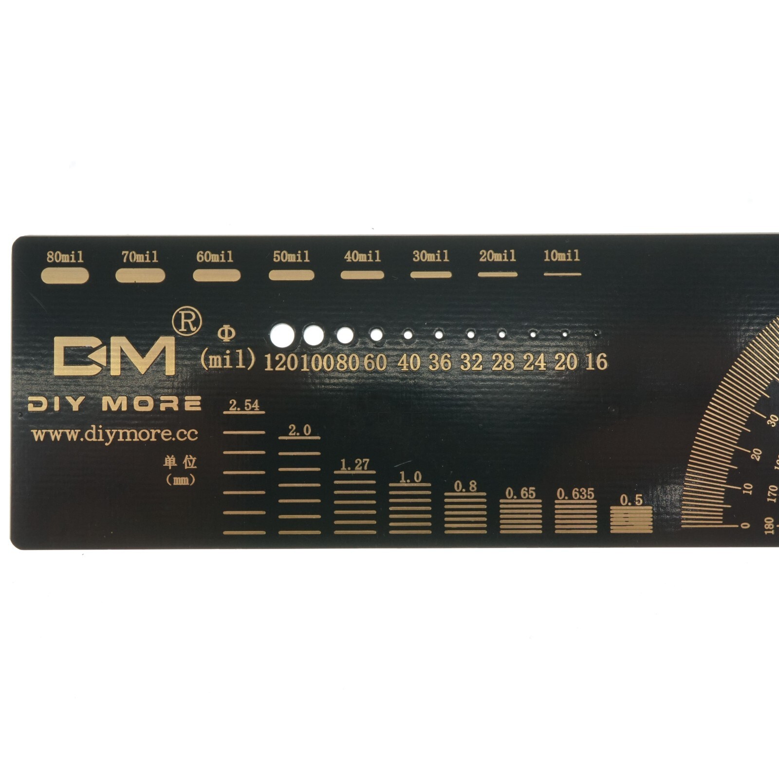 DIY More 020097 20CM Printed Circuit Board PCB Ruler