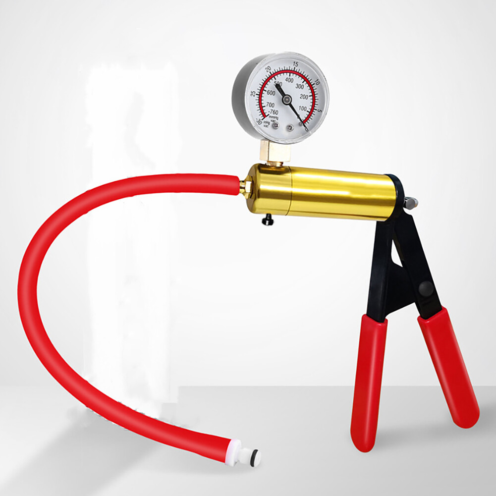 Comfort Penis Pump Hand Grip Air Gauge Accessory Silicone Hose & Fitting ED