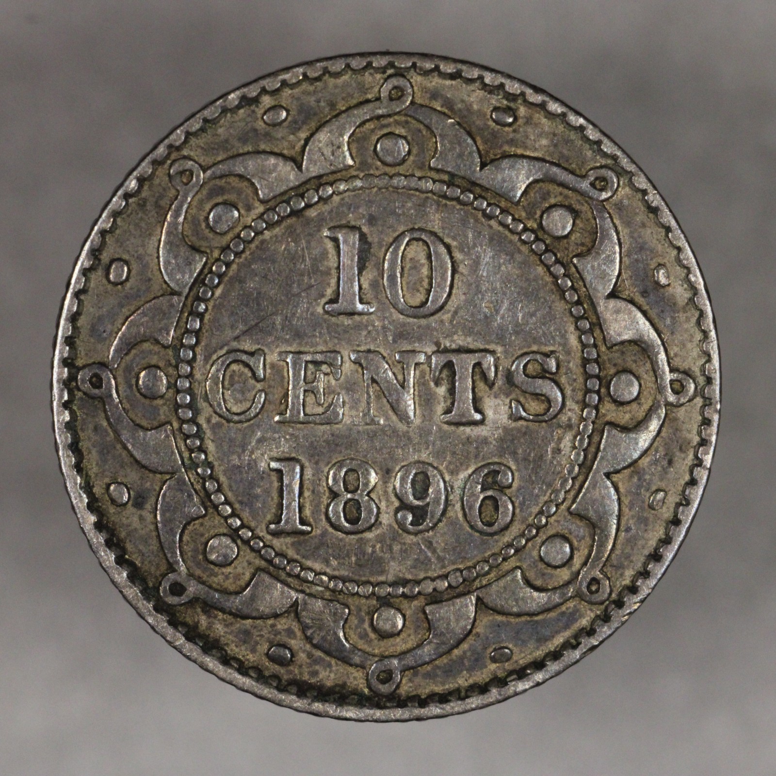 1896 Newfoundland Silver 10 Cents