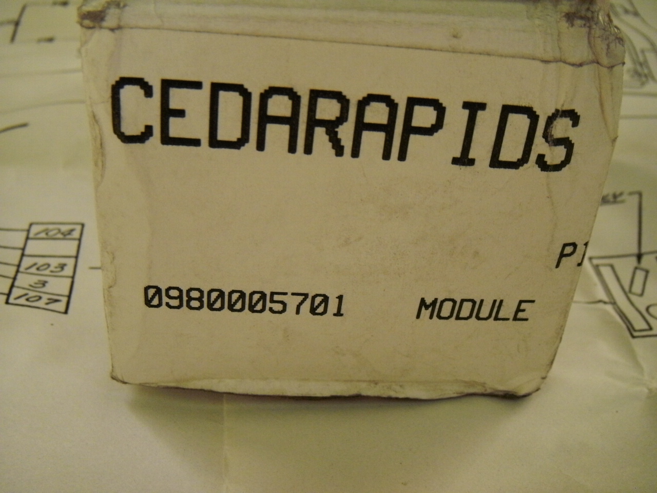 Cedarapids 0980005701 Rectifier Unit Conversion Fuse Module Brenneman 9800057