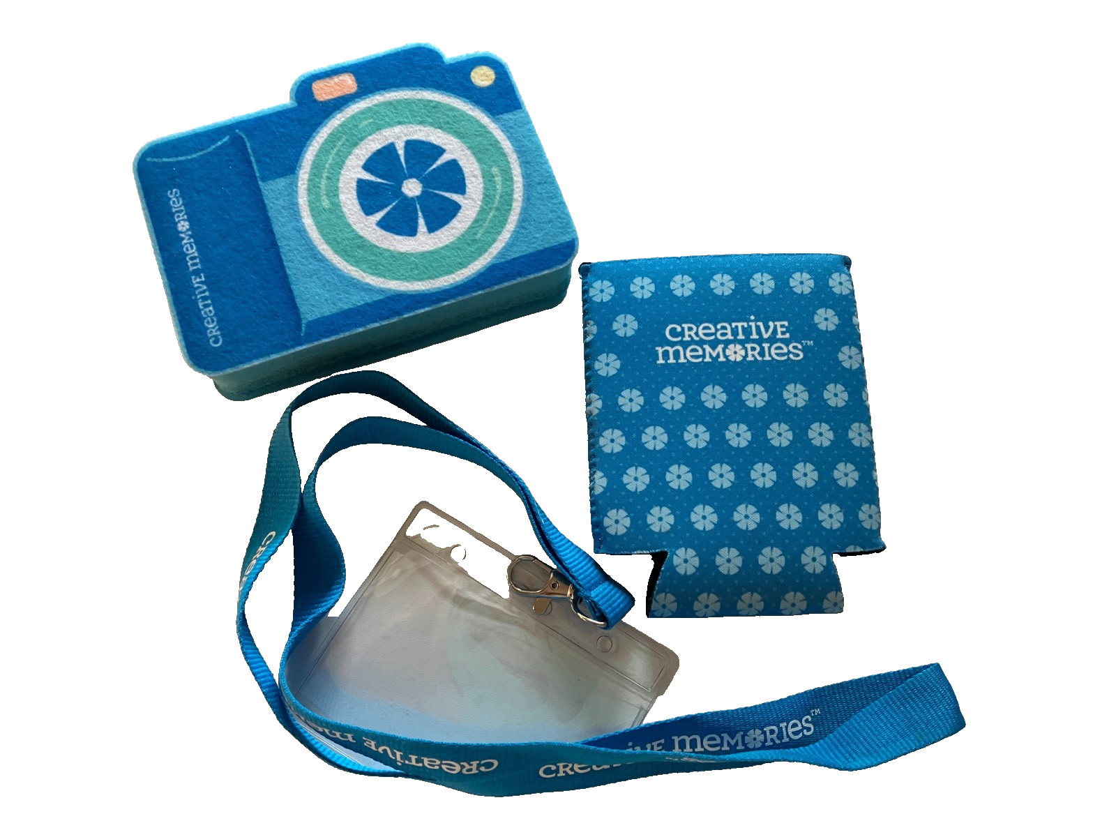 Creative Memories Swag Grab Bag - Hole Punch, April Fool's Day Sponge & More