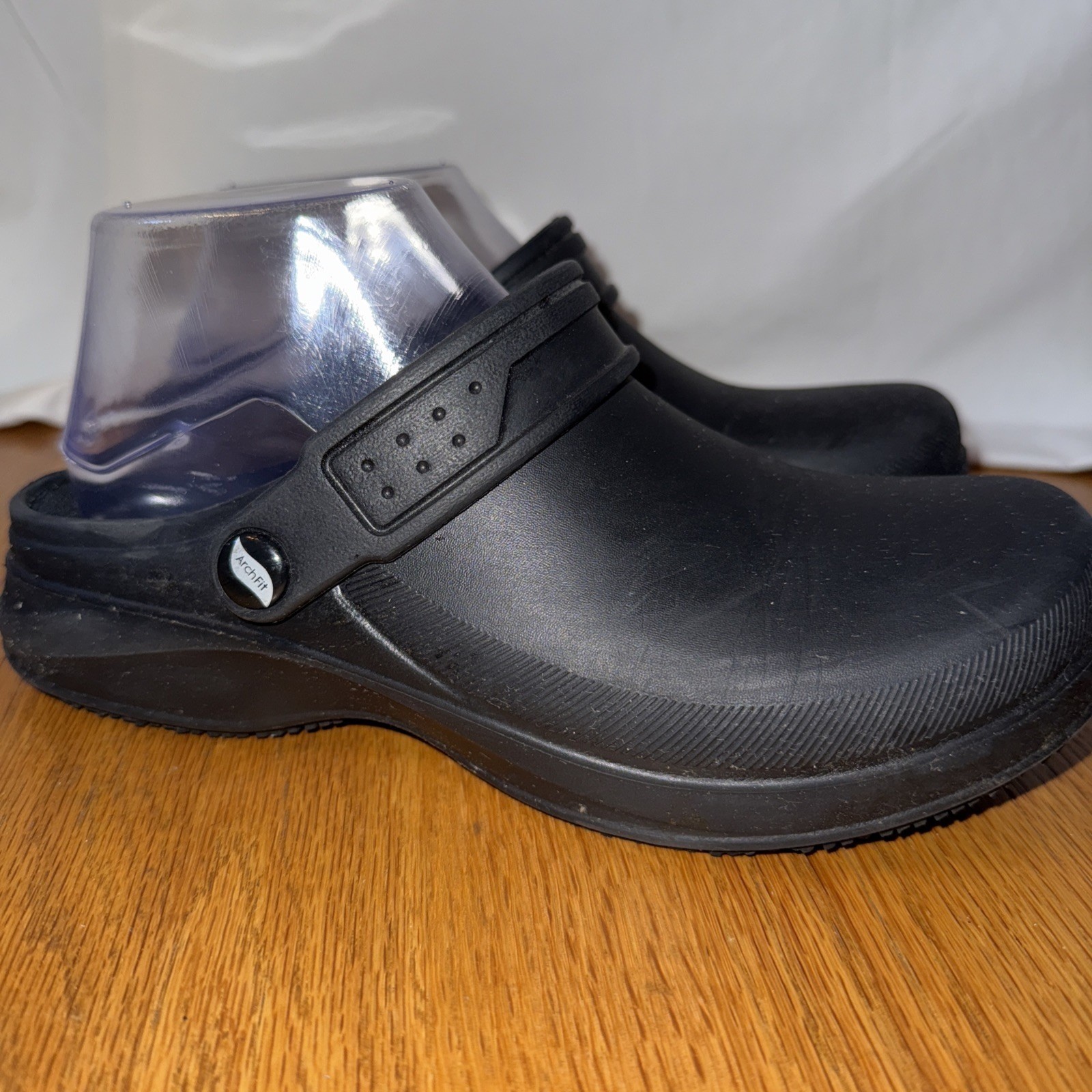 Skechers Riverbound Arch Fit Slip Resistant Work Black Clogs Air Cooled Size 6