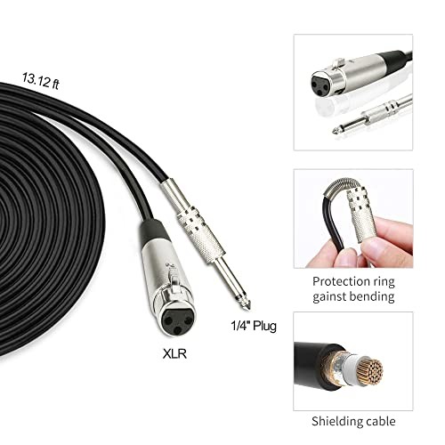 Handheld Dynamic Microphone for Karaoke Singing, Wired XLR Microphone aMWH68