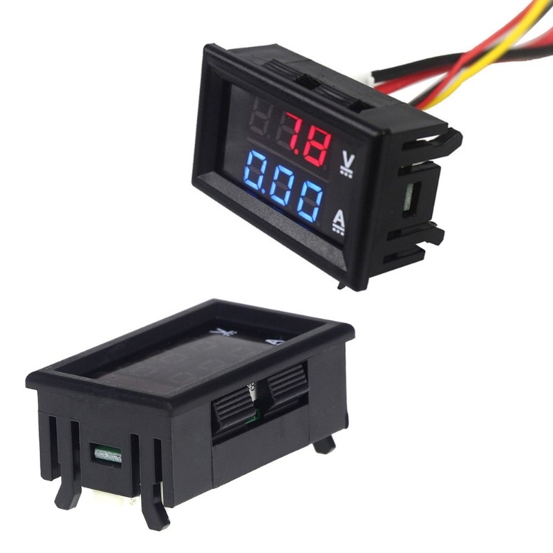 Precisions Two Digital Meter For Power 0-100V Voltages 10A Current