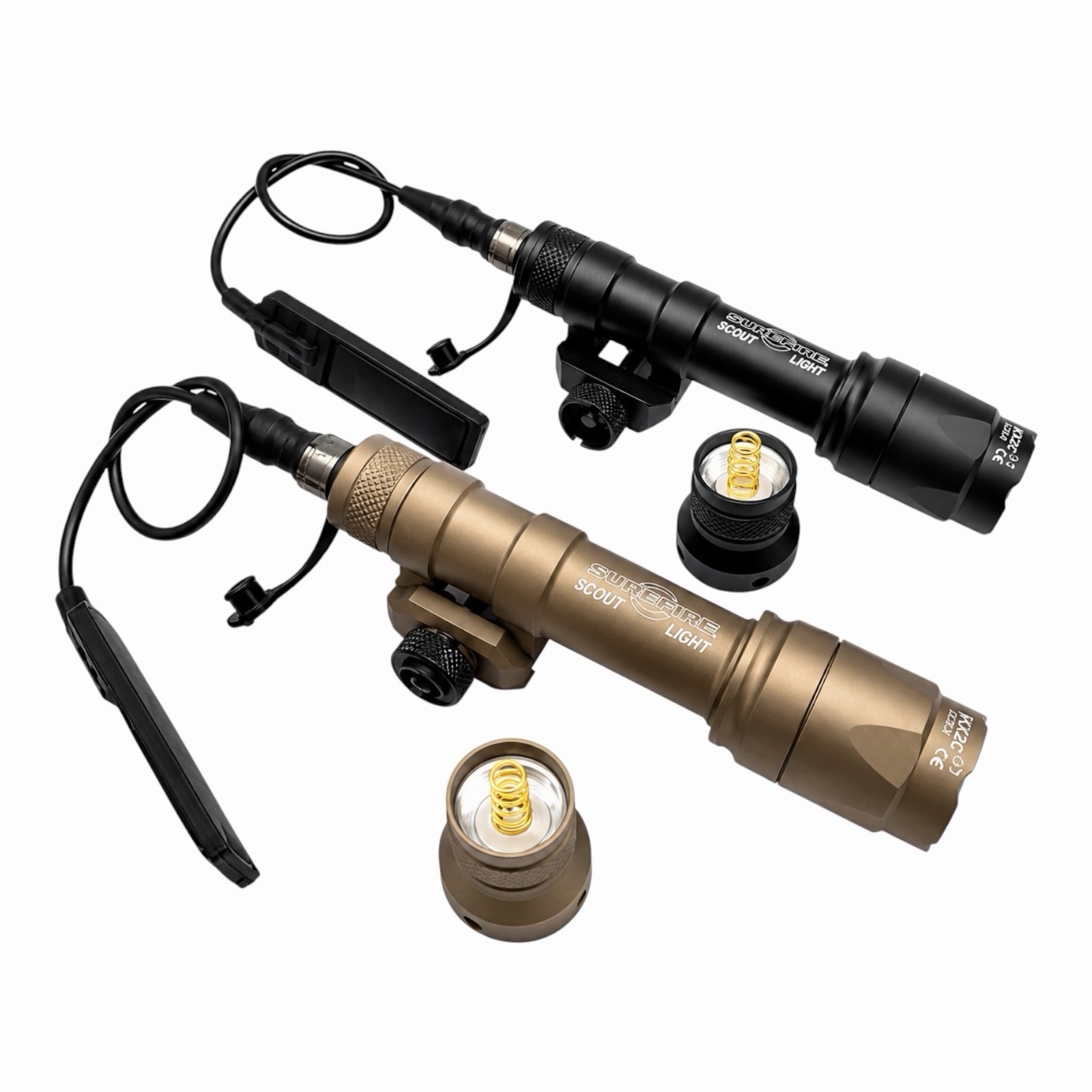 M600c Scout Light Tactical Flashlight LED M600 Pressure Switch Rail Mount