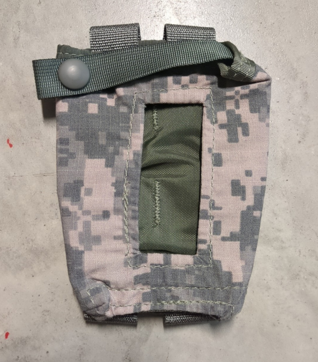 US Military AERIAL Survival Vest AWIS Radio Pocket Pouch UCP Camo AMTC-P1109-UC