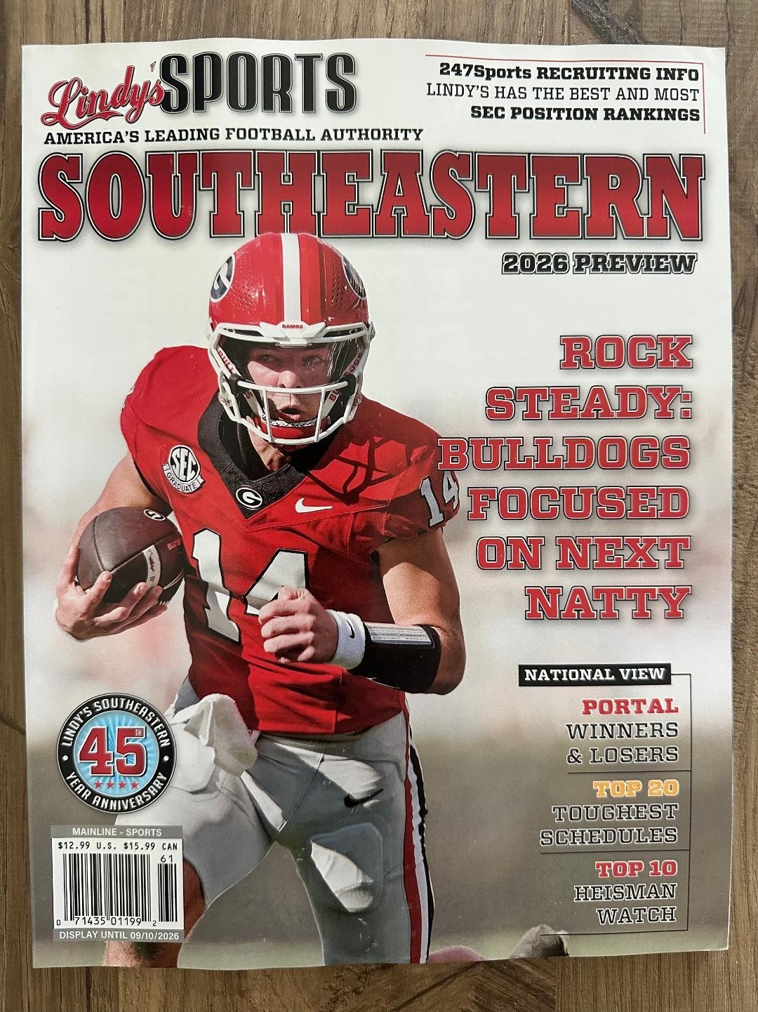 2026 COLLEGE FOOTBALL PREVIEW Special Edition LINDY'S SPORTS SOUTHEASTERN GA Dog