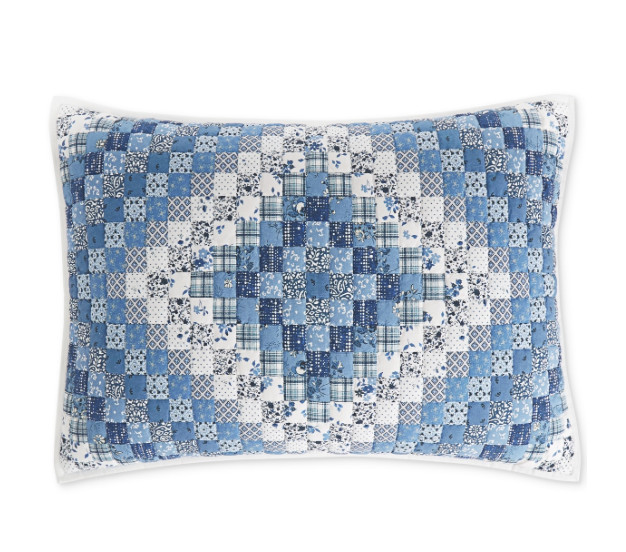 CHARTER CLUB Painted Floral Cotton Sham, Standard