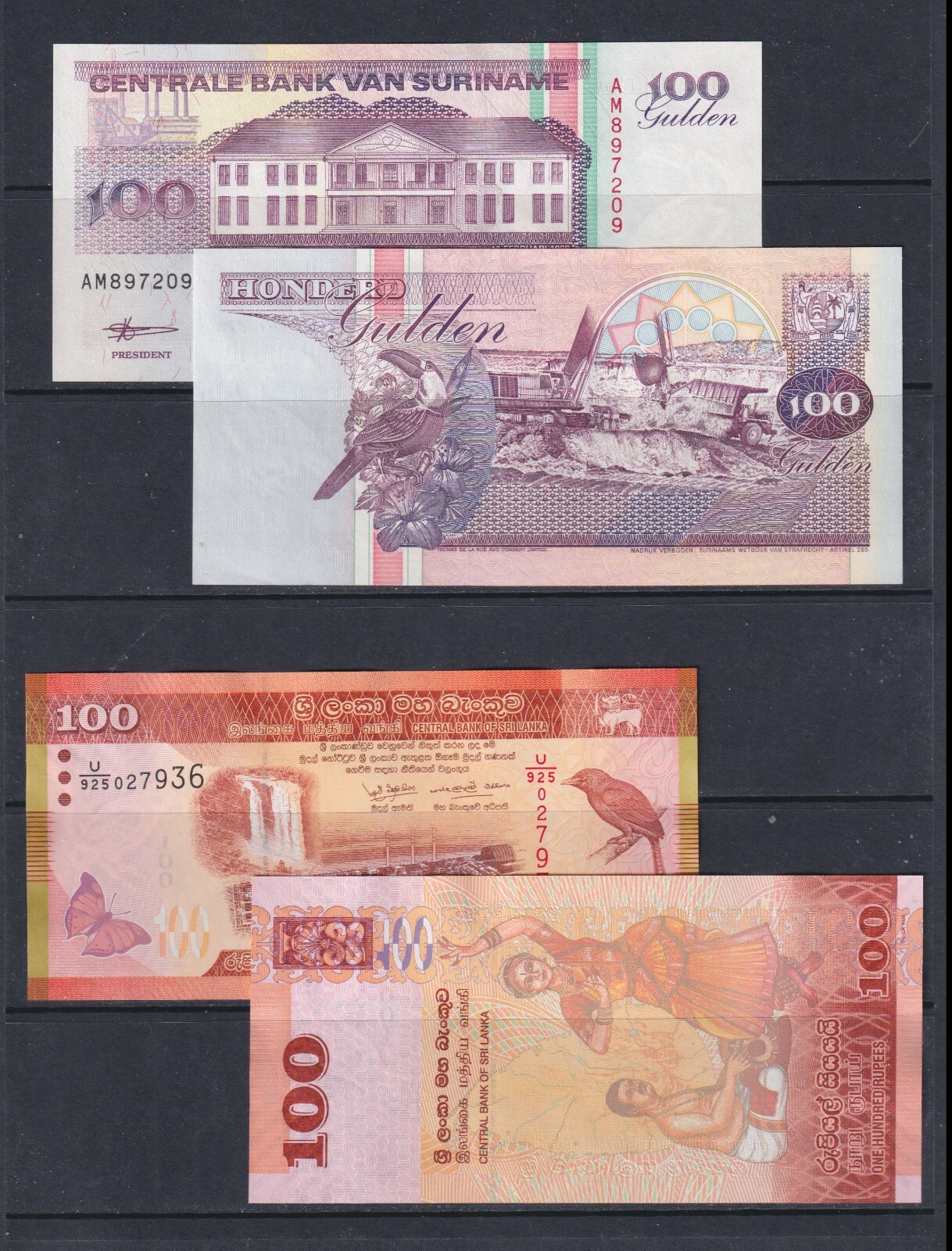 5 Worldwide aUNC/UNC Banknotes - Countries as Shown (20)
