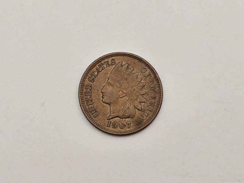 1907 Indian Head Cent Extremely Fine+ 1601217
