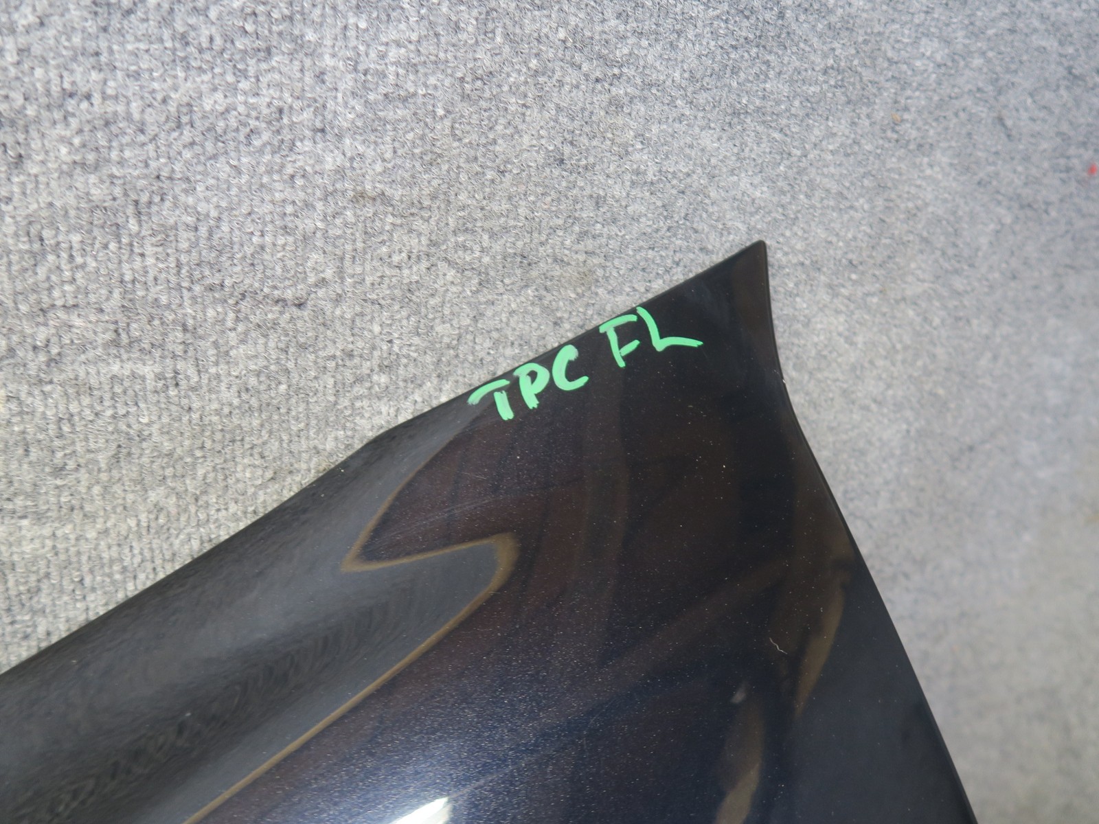 2011-2014 PORSCHE CAYENNE 958 FRONT LEFT DRIVER SIDE FENDER PANEL COVER BLACK