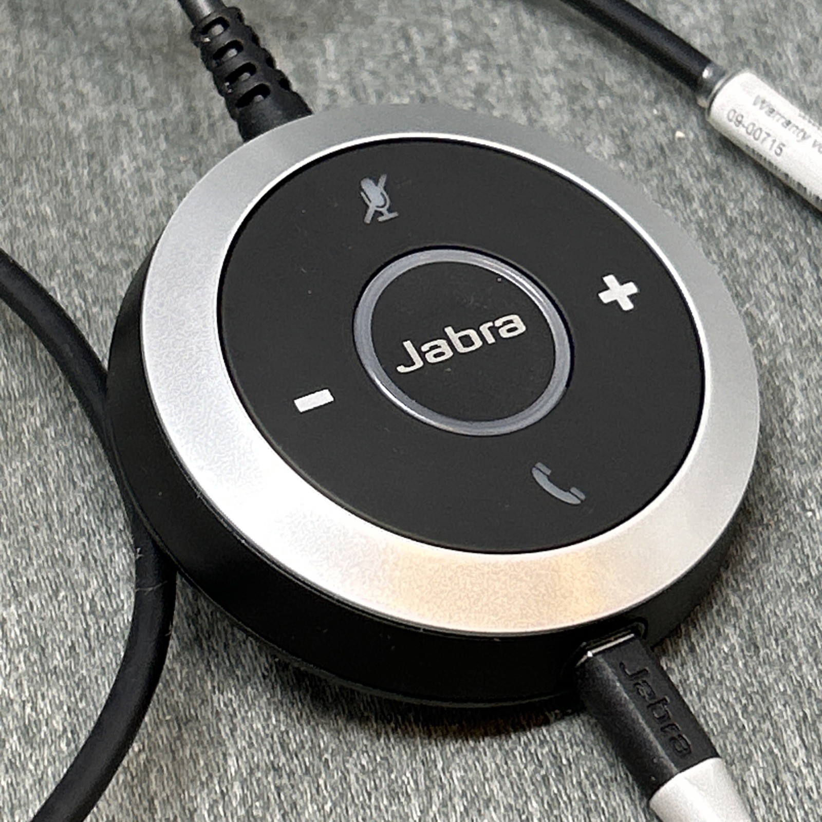 JABRA Evolve 40 Stereo Wired Headset USB-A Inline Controller Neoprene Case Black