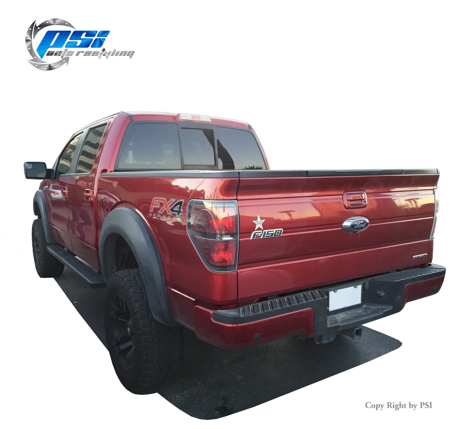 Extension Fender Flares Fits Ford F-150 2009-2014 Excludes Raptor Textured
