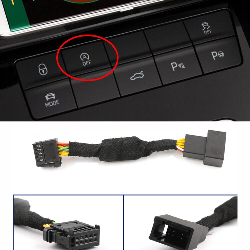 For VW Skoda octavia Car Stop Start Engine System Control Detel Cable Plug
