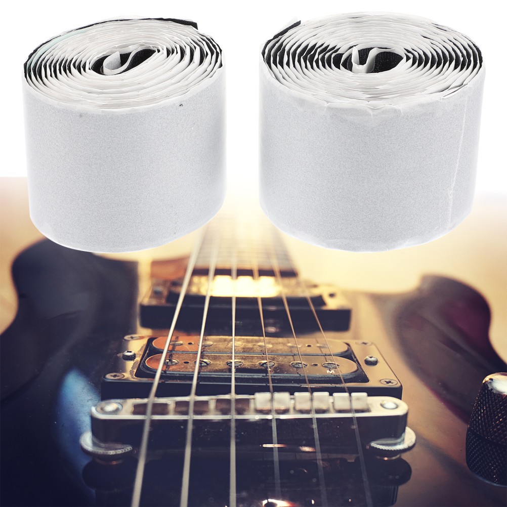 2 Sets Durable White Nylon Hook and Loop Tape for Guitar Effect Pedal