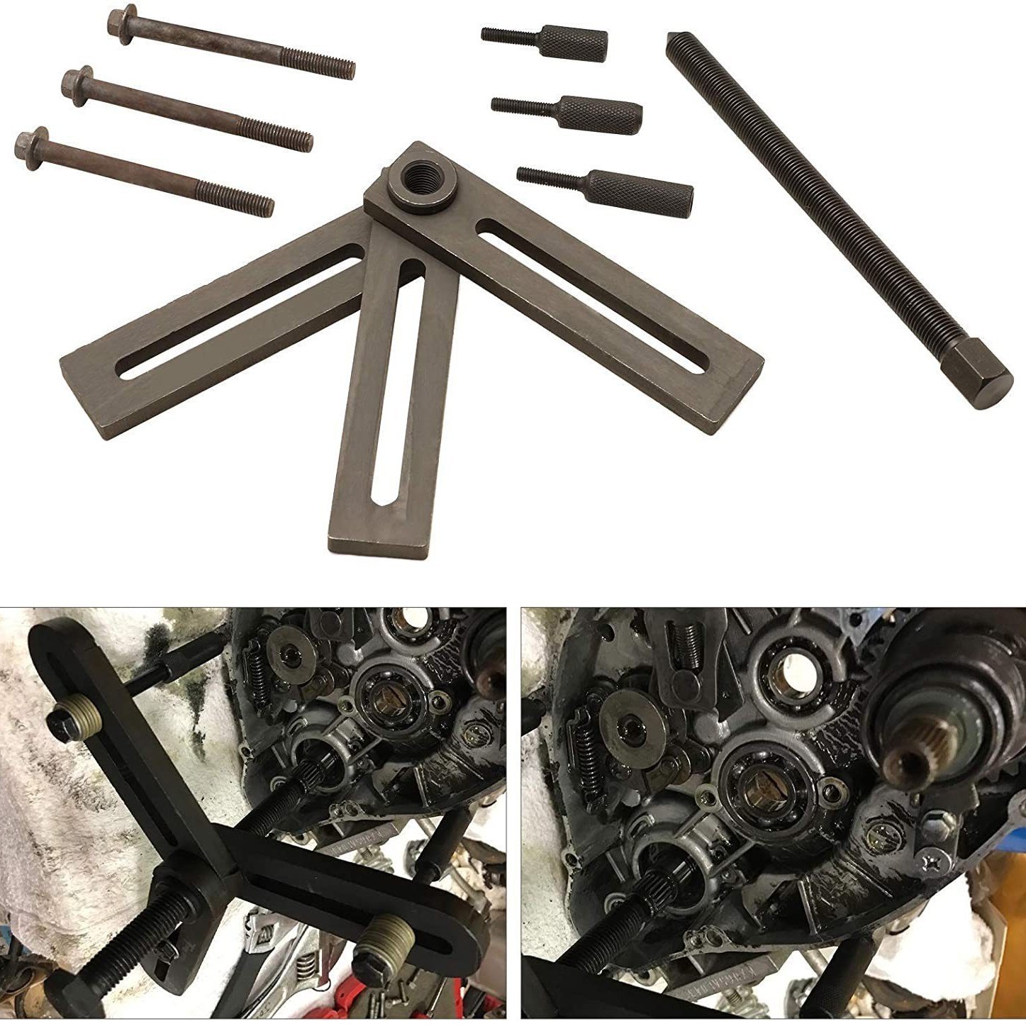 New Crank Case Splitter Separator Puller Tool Set ATV Motorcycle