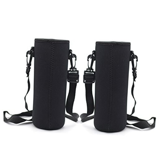 Kvvdi 2 Pack 32 oz Neoprene Glass Water Bottle Cooler Sleeve Insulator 32oz