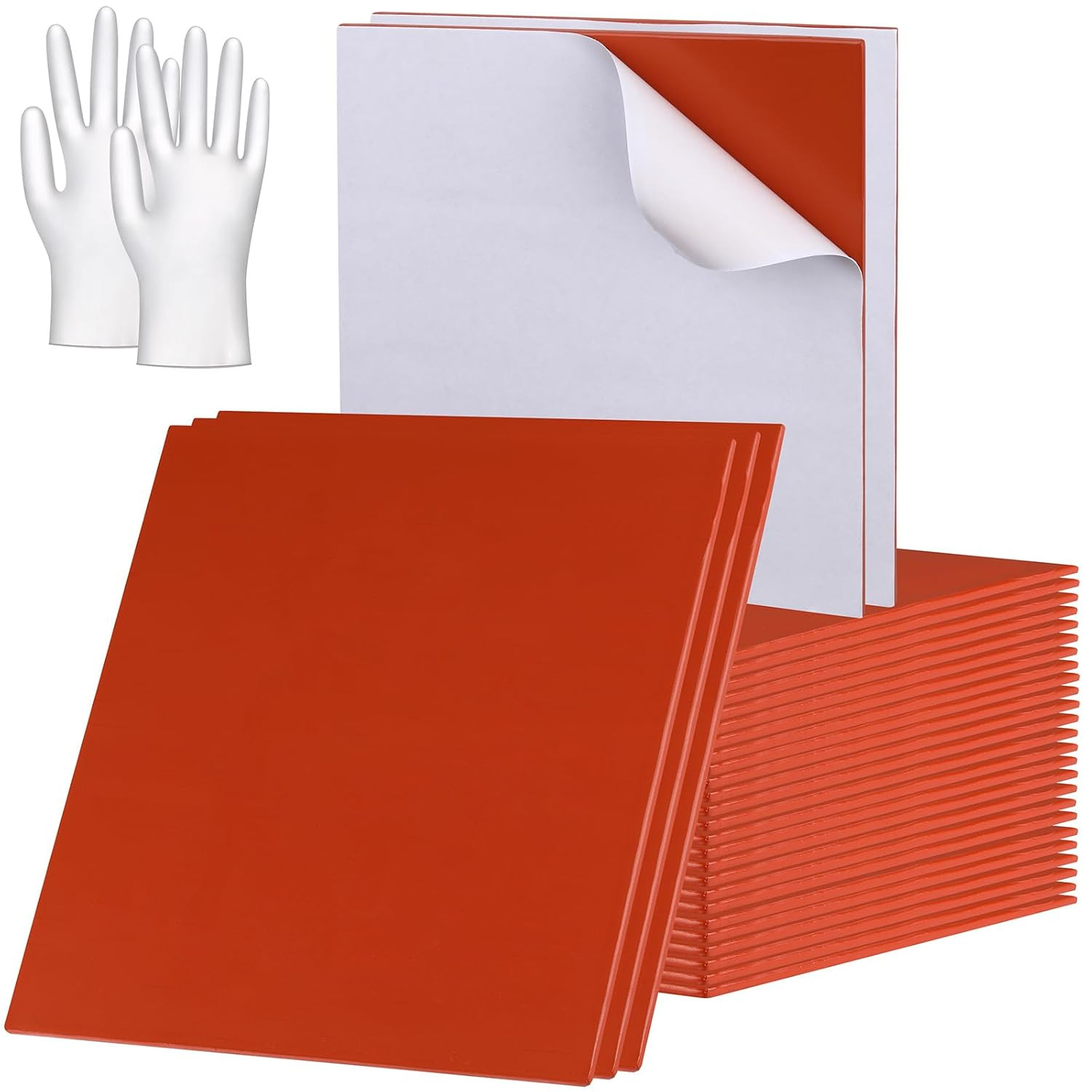 Fire Barrier Moldable Putty Pads with Gloves for Electrical Sockets (20 Pack)