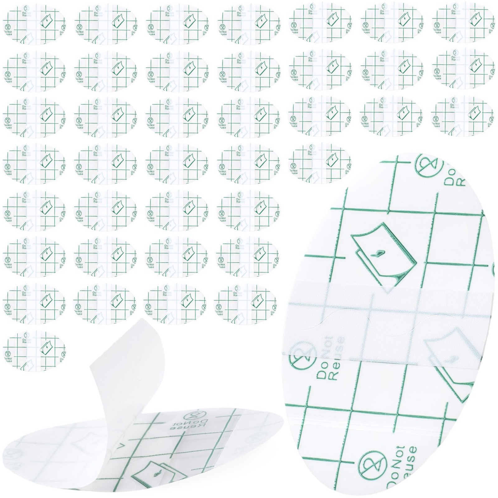 BEIQIYA 40pcs Invisible Heel Anti-Wear Stickers, Self-Adhesive Heel Protector...
