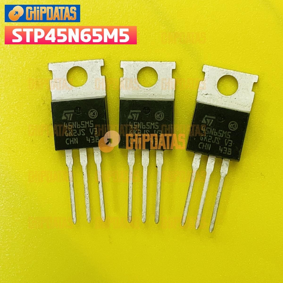 1PCS New ST STP45N65M5 TO-220 N-channel MOSFET