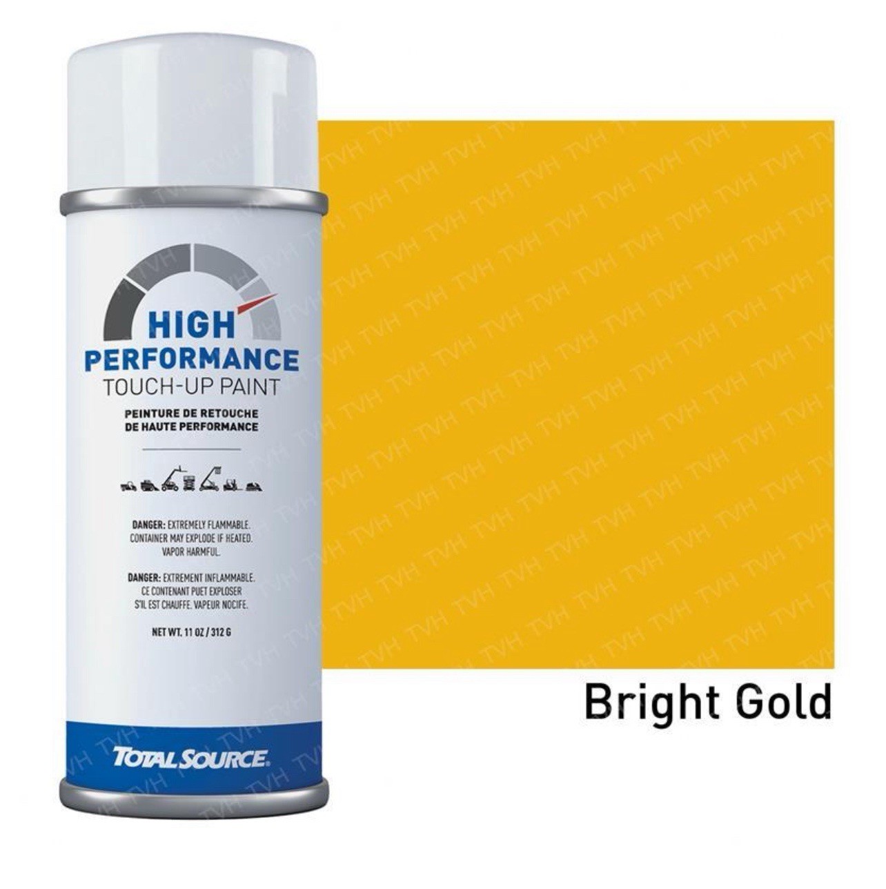 (QTY 3) Bright Gold Spray paint for Yale Forklift High Performance Touch Up
