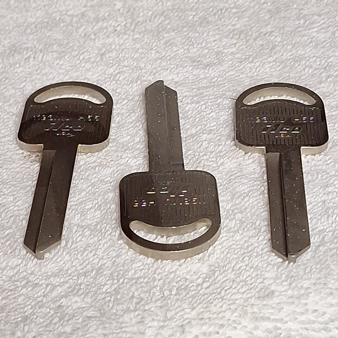 Ilco 1193MU H66 Key Blanks (Lot Of 3) Locksmith NOS