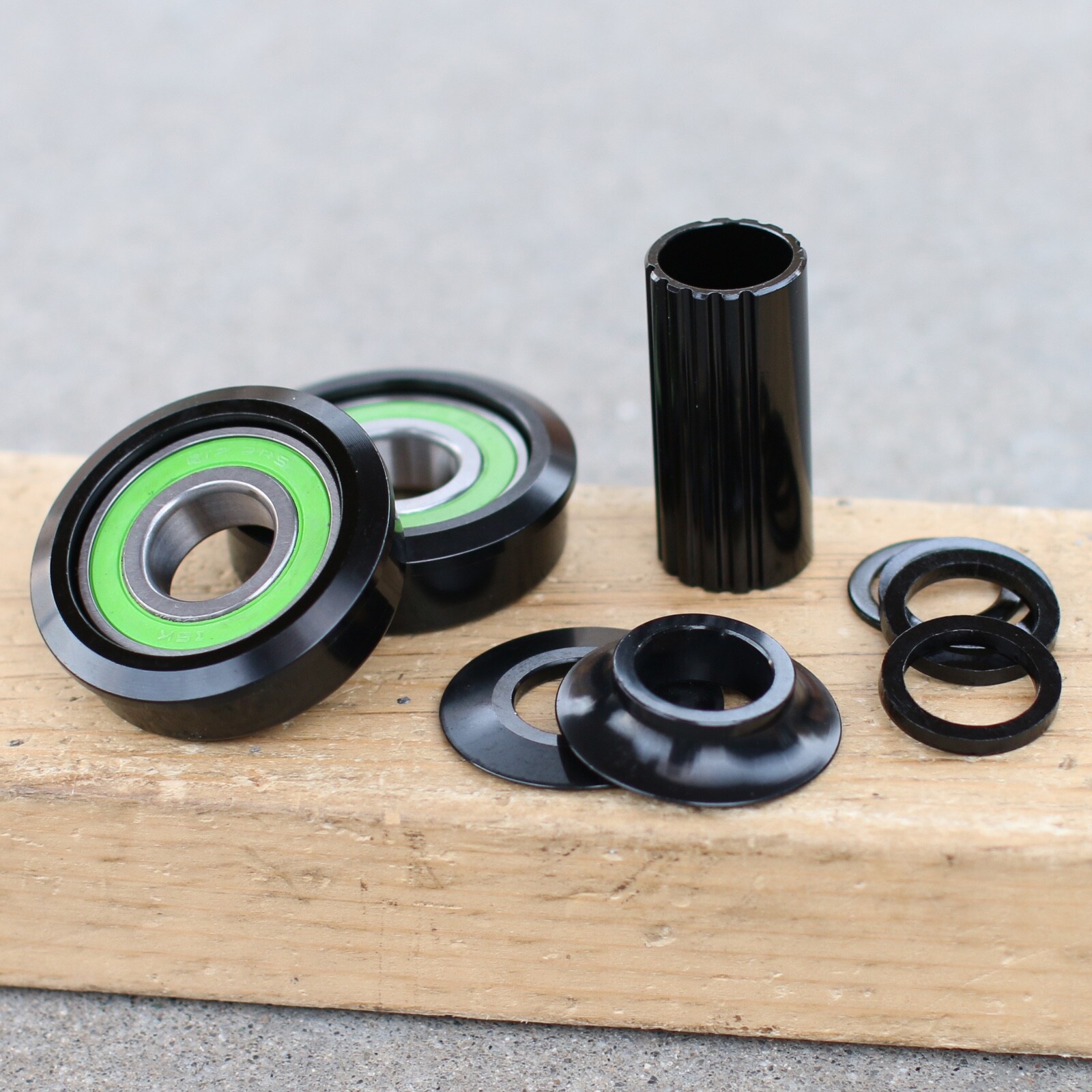 THEORY BMX AMERICAN BOTTOM BRACKET KIT BLACK SEALED BEARINGS ODYSSEY CULT