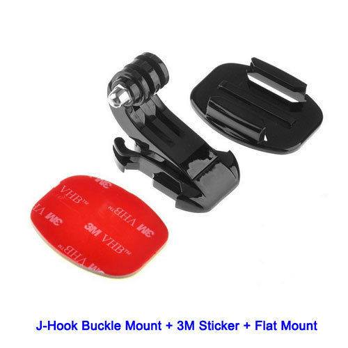 SUPPORT 3M accessories adapter GOPRO HERO 1 2 3 3+ 4 helmet attachment hook j