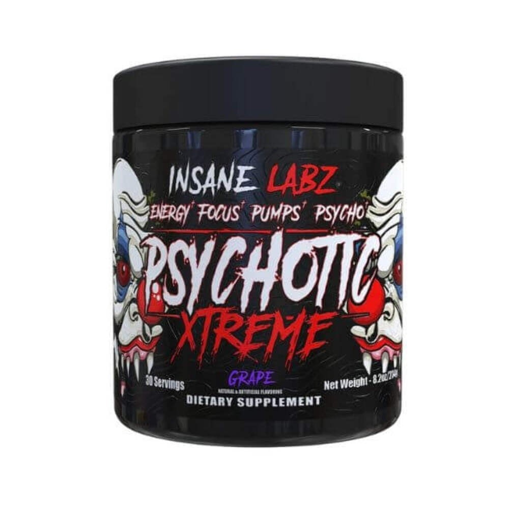Insane Labz Psychotic XTREME Pre Workout Energy Focus 30 Servings