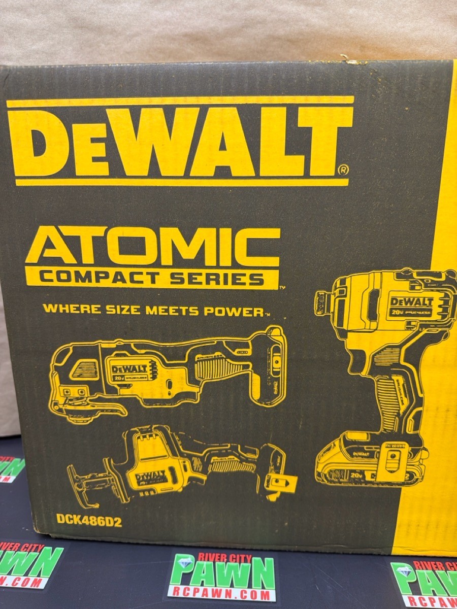 DEWALT DCK486D2 cordless 20v tool set (R7A015605)