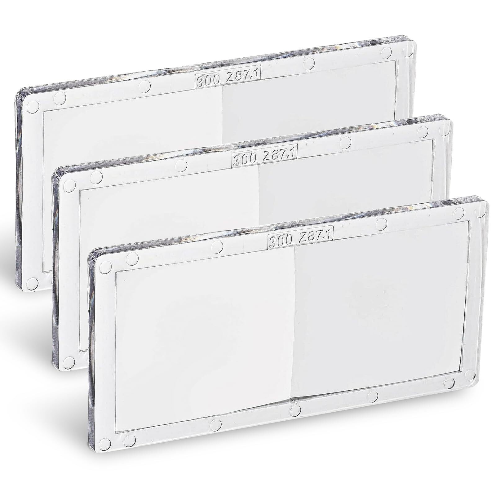 TRQWH Polycarbonate Welder's Cheater Lens, 3.0 Diopter, Universal Fit
