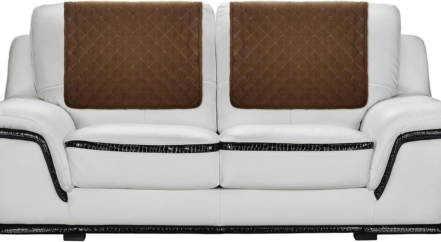 2 Pcs Headrest Cover for Recliner Chair Sofa Headrest Cover Head Protector Fu...