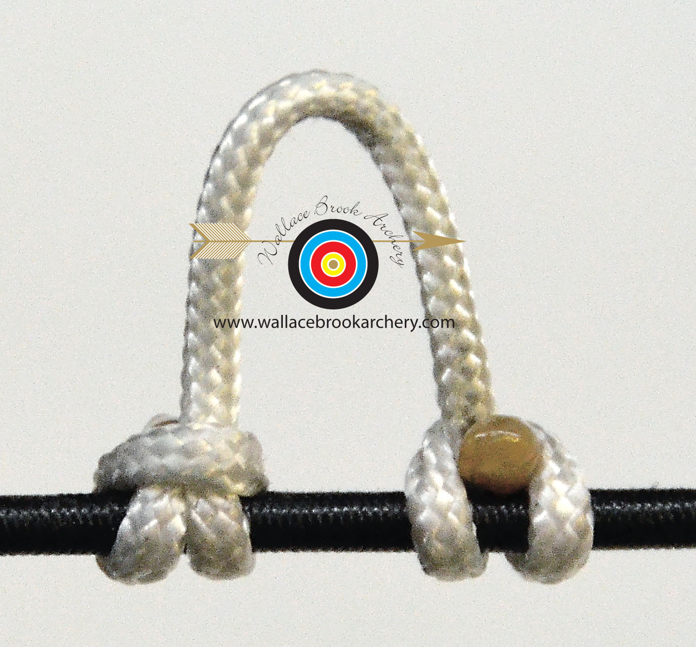 3 Pack White Archery Release Bow String Nock D Loop Bowstring BCY #24