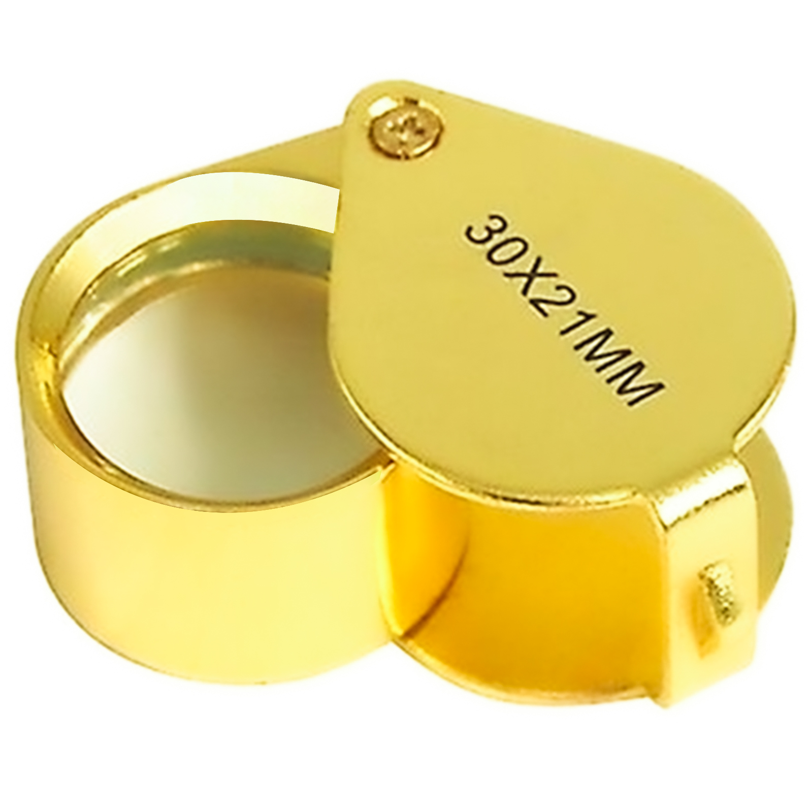 30X Jewelers Loupe Magnifying Loop Magnifier Coin Jewelry Eye Glass Pocket Lens