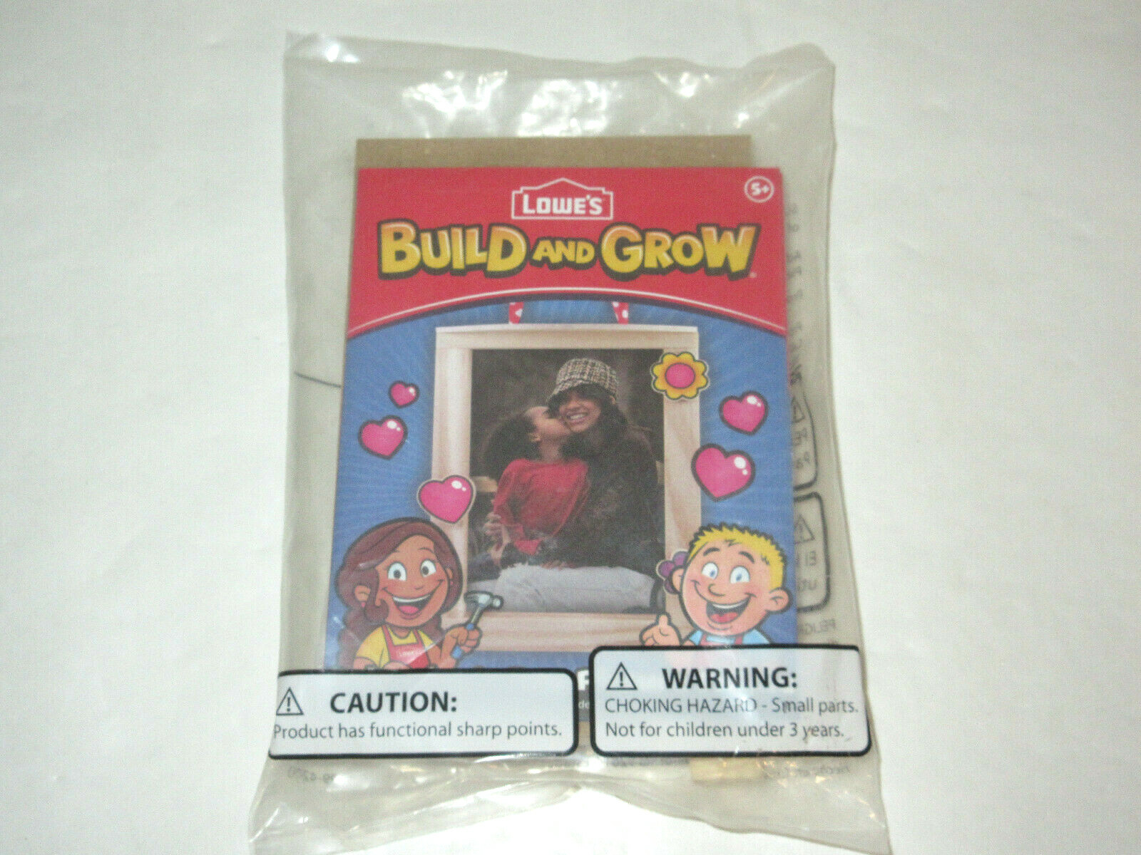 Lowe's Build and Grow Valentine's Day Picture Frame sealed