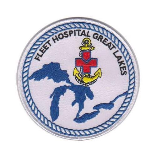 Naval Hospital Great Lakes Patch – Sew On, 4 inch