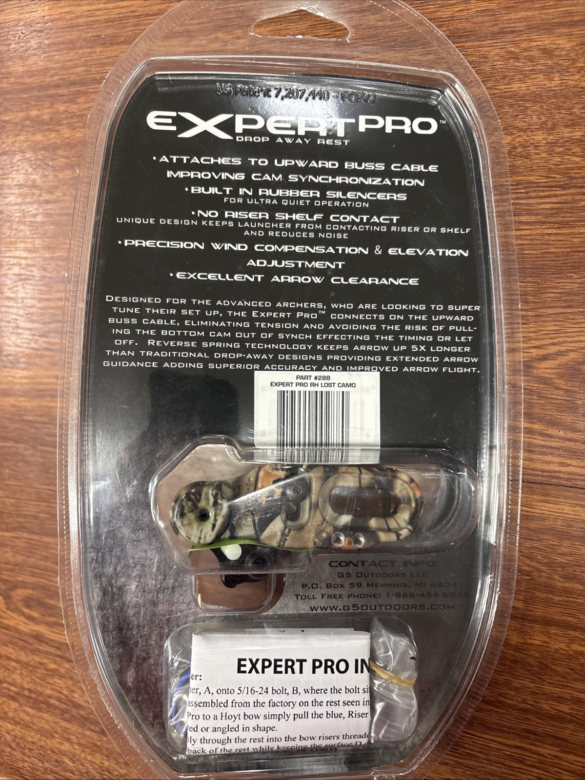 g5 expert pro drop away arrow rest right hand NEW