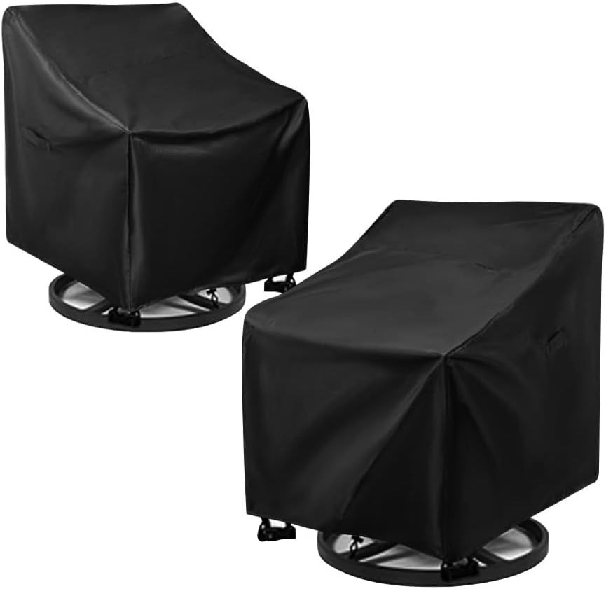 Patio Outdoor Chair Covers Waterproof, 600D Heavy Duty Outdoor Furniture Covers