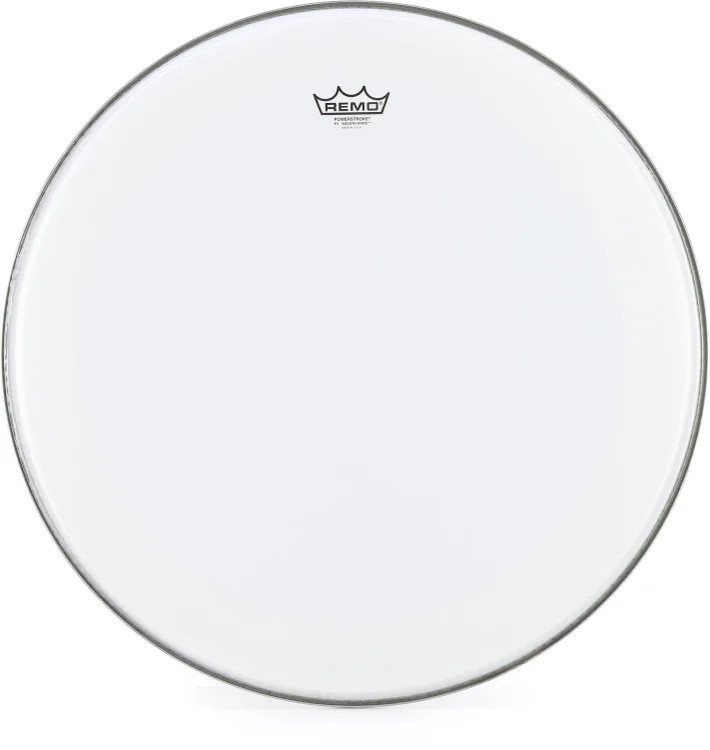 Remo Powerstroke P3 Smooth White Bass Drumhead - 22 inches