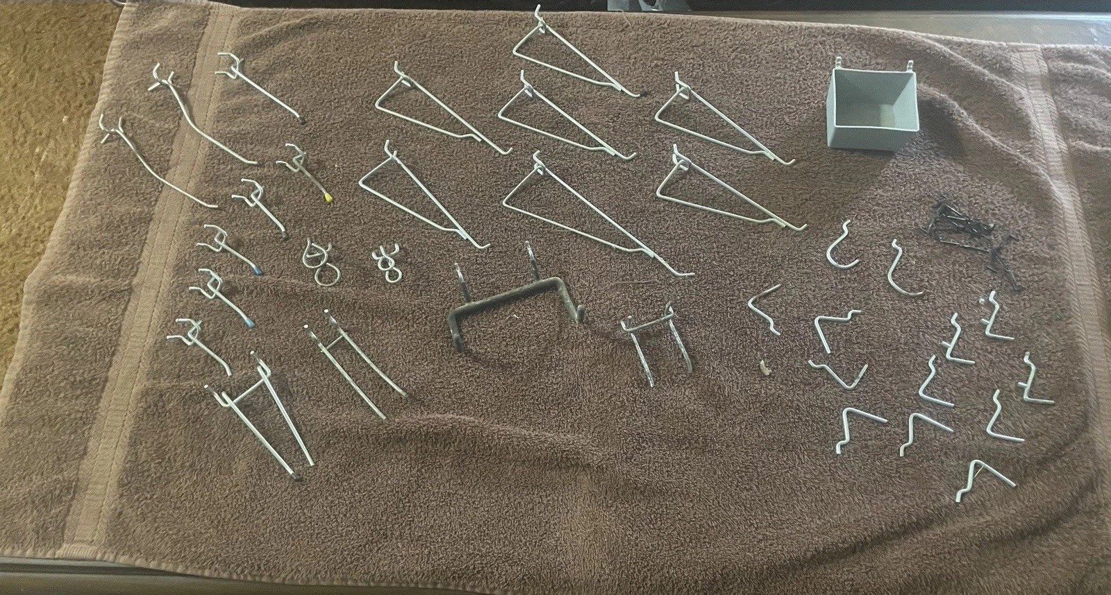 Assorted Pegboard Hooks and Accessories Set
