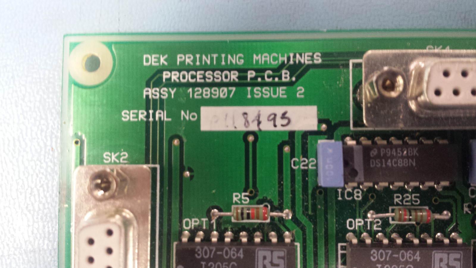 DEK 128907 Processor Board